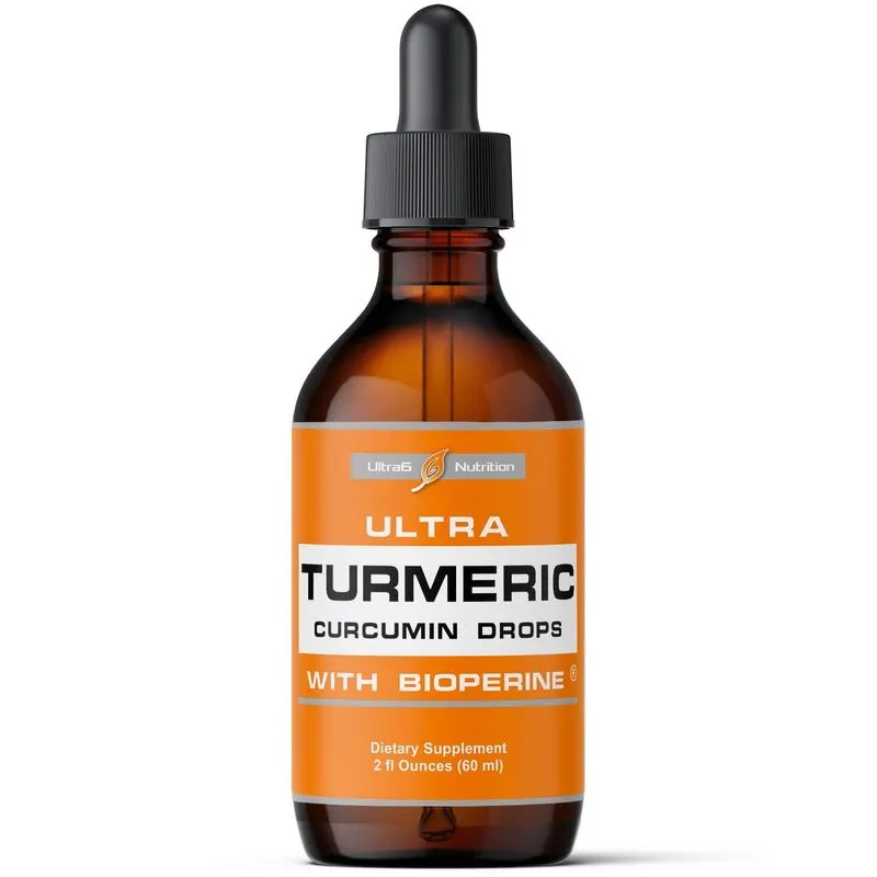 Suplemento Ultra6 Nutrition Curcuma Líquida Curcumina 60ml