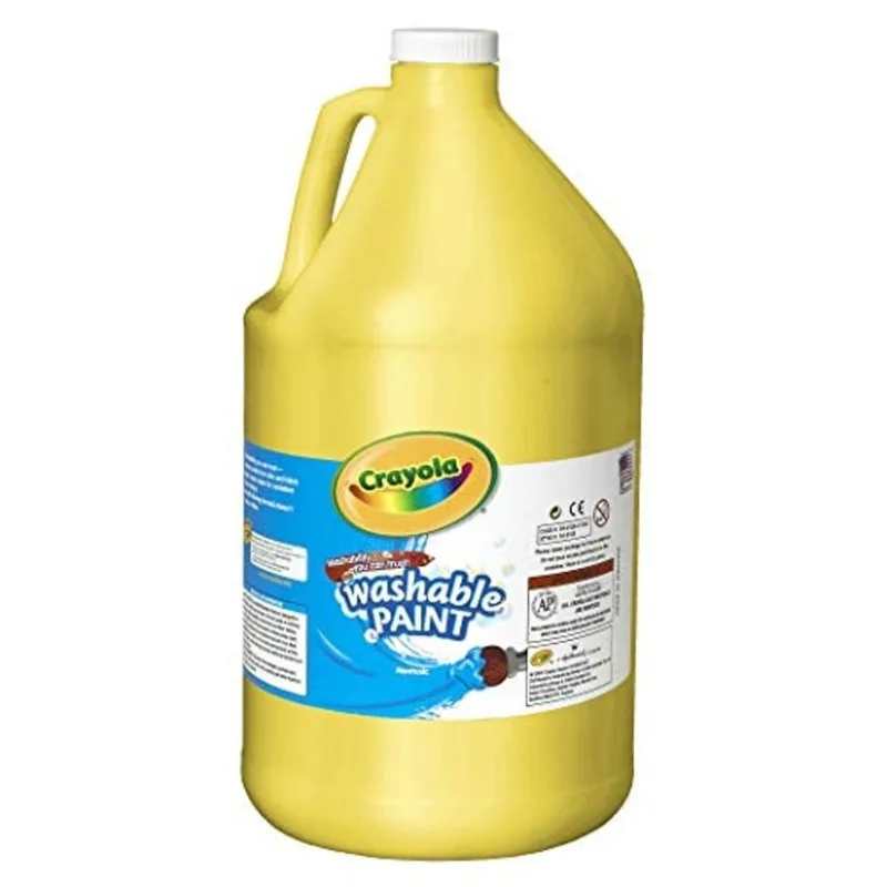 Tinta Lavável Amarela, Crayola, 3785mlão
