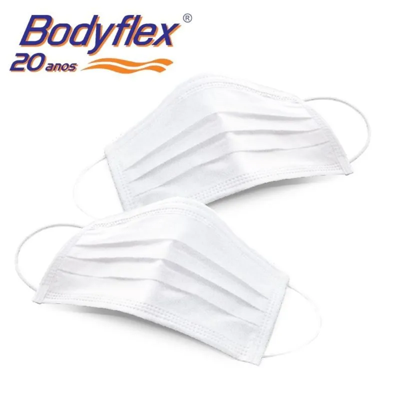 Máscara Facial Tripla SMS Com Elastico C/20 unidades - Bodyflex