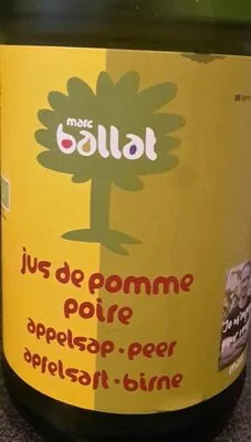 Jus de pomme poire