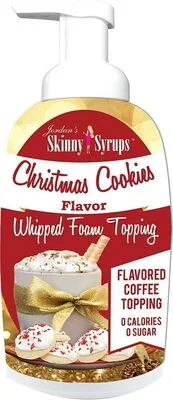 Jordans skinny syrups christmas cookie whipped foam topping