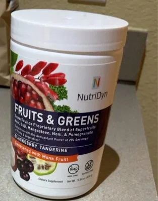 Fruits and greens