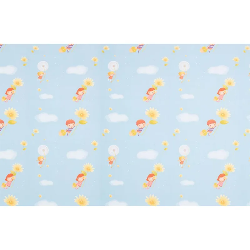[5m²] Papel de Parede Infantil Happy World - PP199-1 Rolo de 5m2