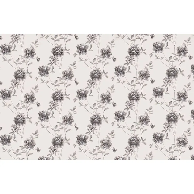 [5m²] Papel de Parede Floral Amber - PP212 Rolo de 5m2