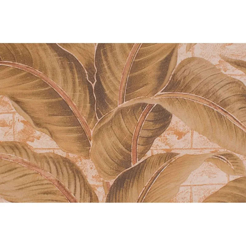 [5m²] Papel de Parede Folhagem Injetado - PP277-1 Rolo de 5m2