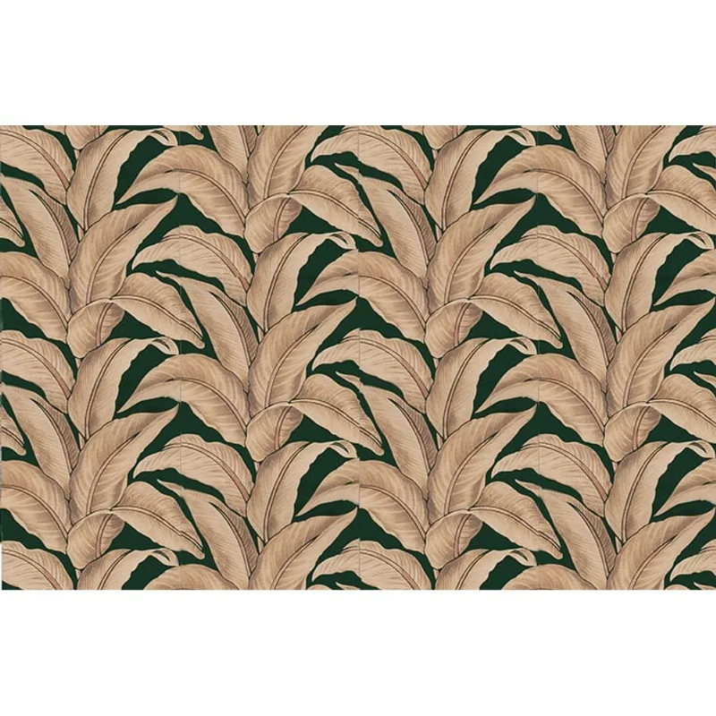 [5m²] Papel de Parede Folhagem Injetado - PP277-3 Rolo de 5m2