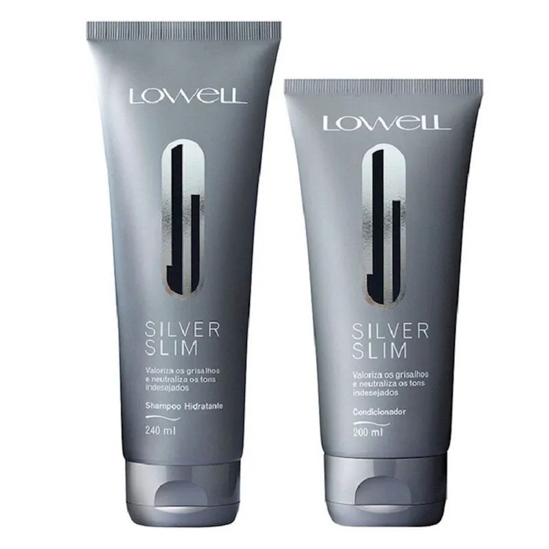 Lowell Kit Silver Slim Shampoo e Condicionador