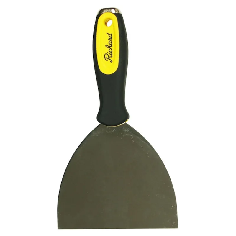 Richard Ergo-Grip Taping Knife - High-Carbon Steel Blade - Rubber Handle - 5-in W