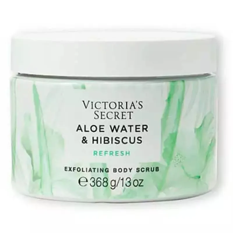 Esfoliante Corporal Aloe Water e Hibiscus 368g Body Scrub Victorias Secret
