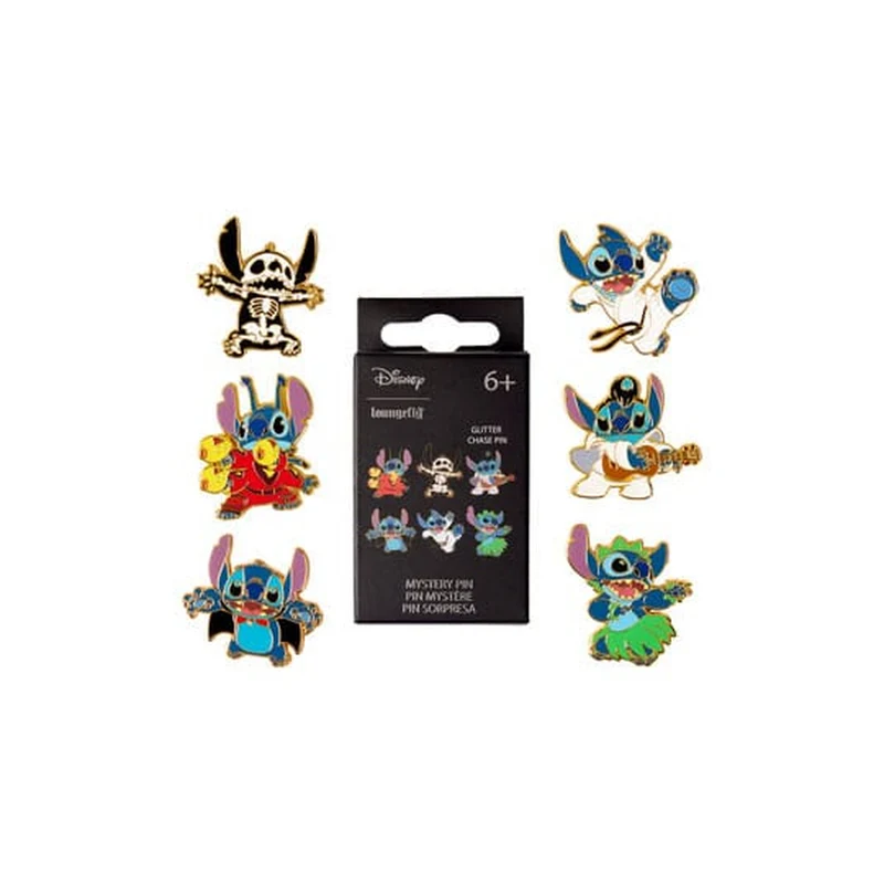 Disney by Loungefly Ansteck-Pins Blind Box Web Stitch Sortiment (12)