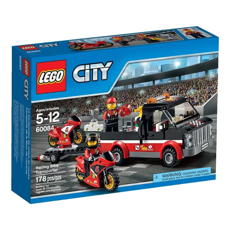 60084 Lego City - Transportador de Motocicletas de Corrida
