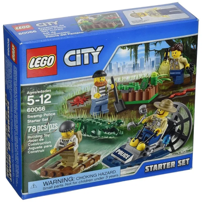 60066 Lego City - Conjunto de Iniciação da Polícia do Pântano