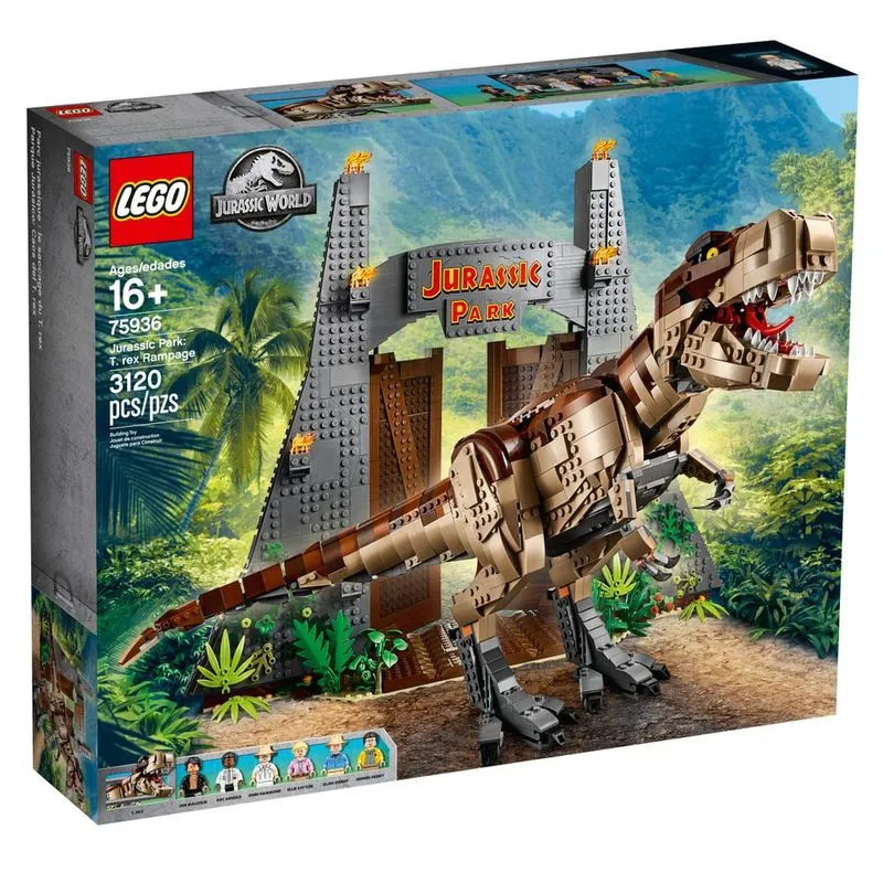 Blocos de Montar - Lego Jurassic World - Jurassic Park: Furia de T rex LEGO DO BRASIL Blocos de Montar - Lego Jurassic World - Jurassic Park: Furia de T. rex LEGO DO BRASIL
