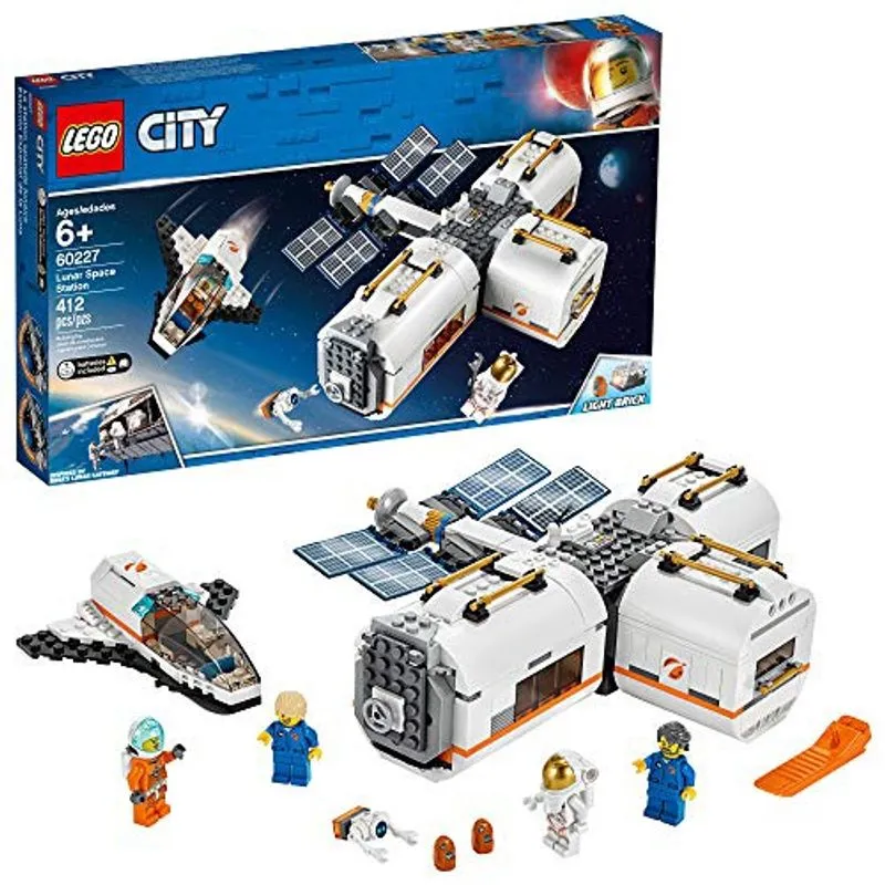 Lego City Space Estação Espacial Lunar 60227 Estação Espacial Bu
