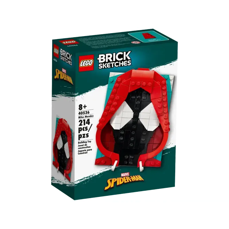Blocos de Montar - Marvel - Miles Morales - 40536 - Lego M BRINQ Blocos de Montar - Marvel - Miles Morales - 40536 - Lego M. BRINQ