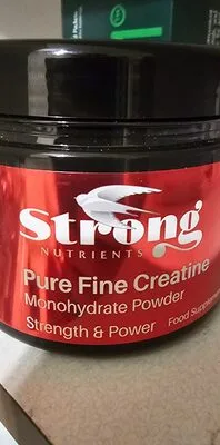 pure fine creatine monohydrate powder strength & power