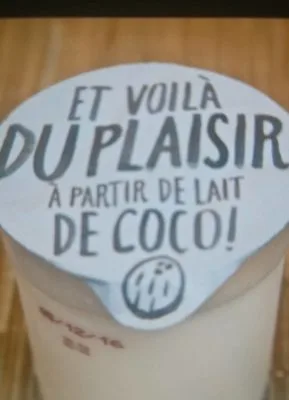 Dessert au lait de noix de coco