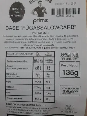 Base Fugassa low carboidrati Scuderi