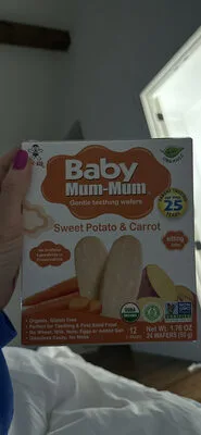 Sweet Potato & Carrot Gentle teething wafers