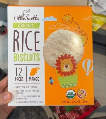 Organic rice biscuits