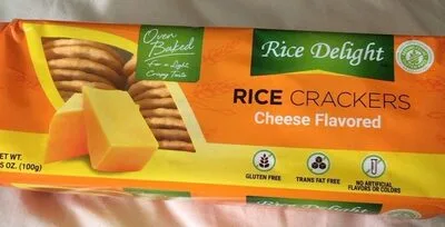 Rice Crackers Cheese Flavored
