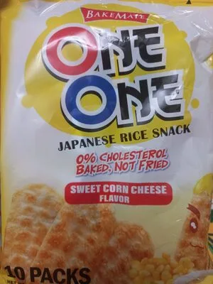 One One Japanese Rice Snack Sweet Corn Cheese Flavor