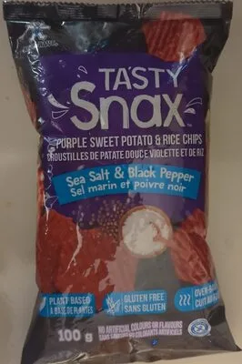 Purple Sweet Potato & Rice Chips - Salt & Pepper