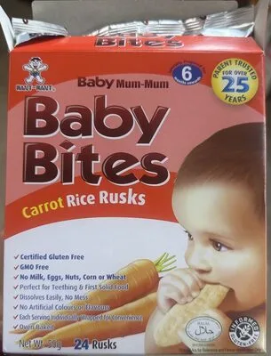 Baby bites carrot flavor