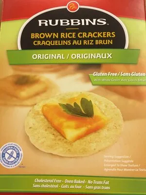 Brown rice crackers
