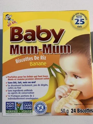 Banana rice rusks
