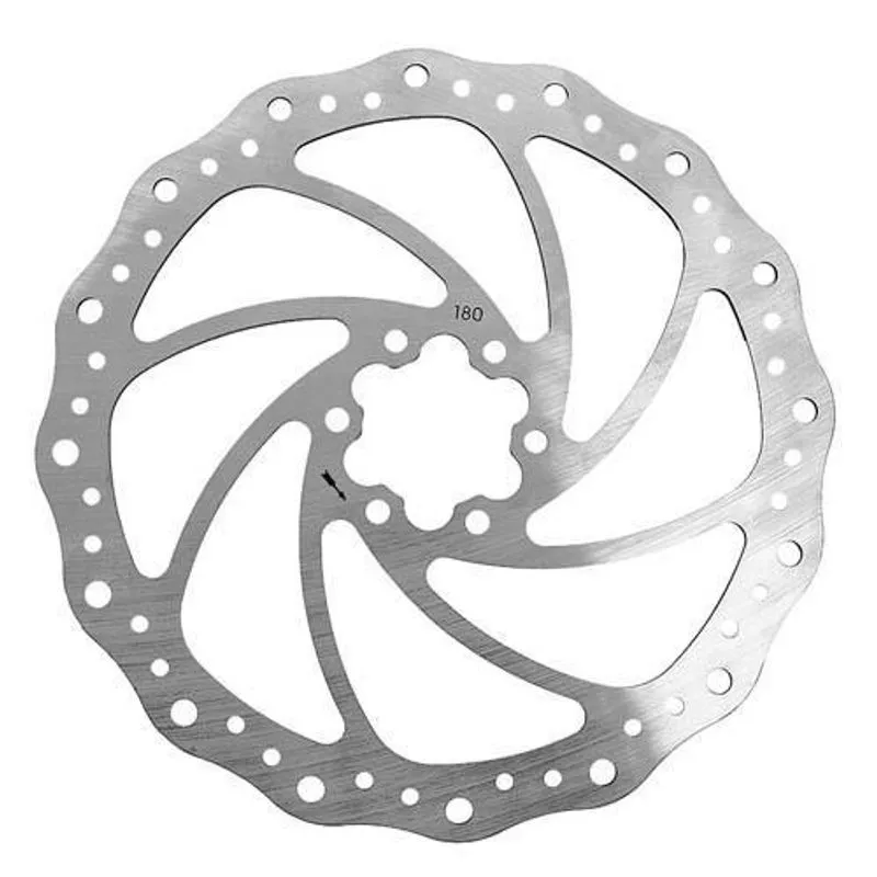 Disco Bike Rotor Freio 180mm Winzip Ondulado 6 Furos