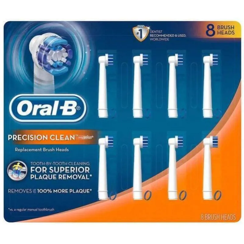 Refil Oral B Precision Clean 8 Unidades