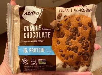 Double chocolate baked cookie