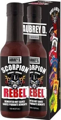 Hot ghost peppers and spicy habanero blend rebel
