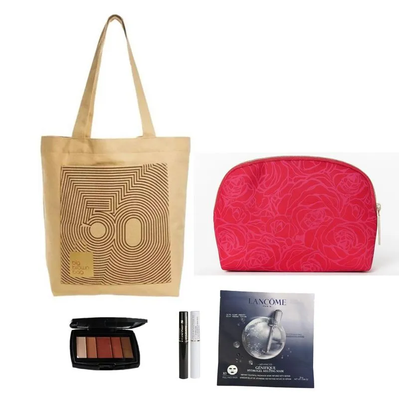 Necessaire Com Bolsa Eco Bag+máscara Génifique +3 Maquiagens