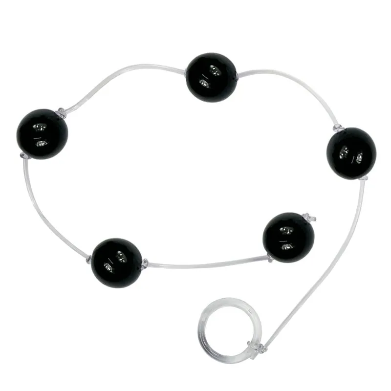 Bolinha Tailandesa em Acrílico com corda em Silicone Tamanho M Êxtase