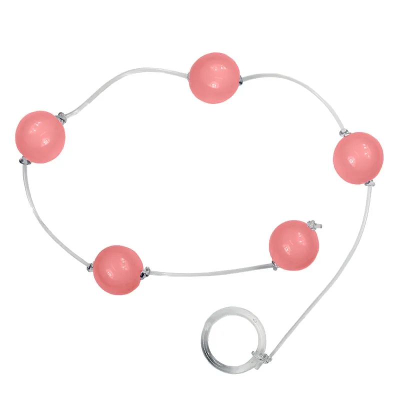Bolinha Tailandesa em Acrílico com corda em Silicone Tamanho M Êxtase