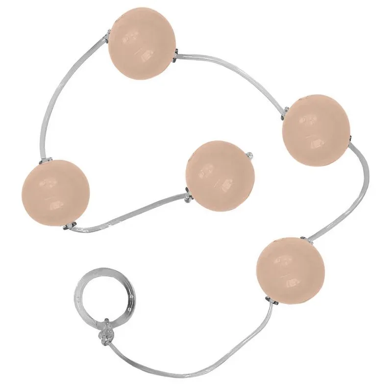 Bolinha Tailandesa em Acrílico com corda em Silicone Tamanho G Êxtase