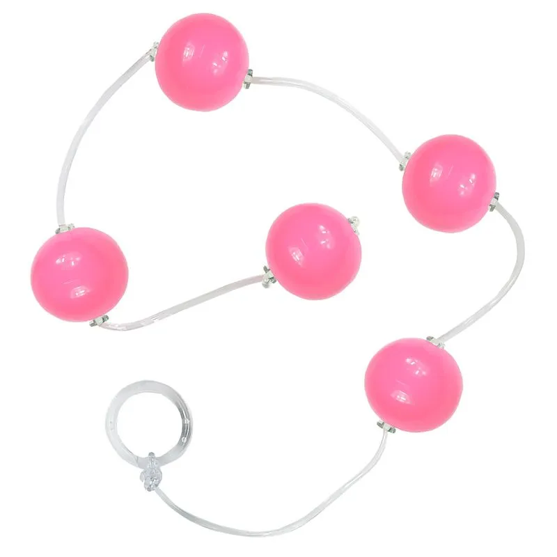 Bolinha Tailandesa em Acrílico com corda em Silicone Tamanho G Êxtase