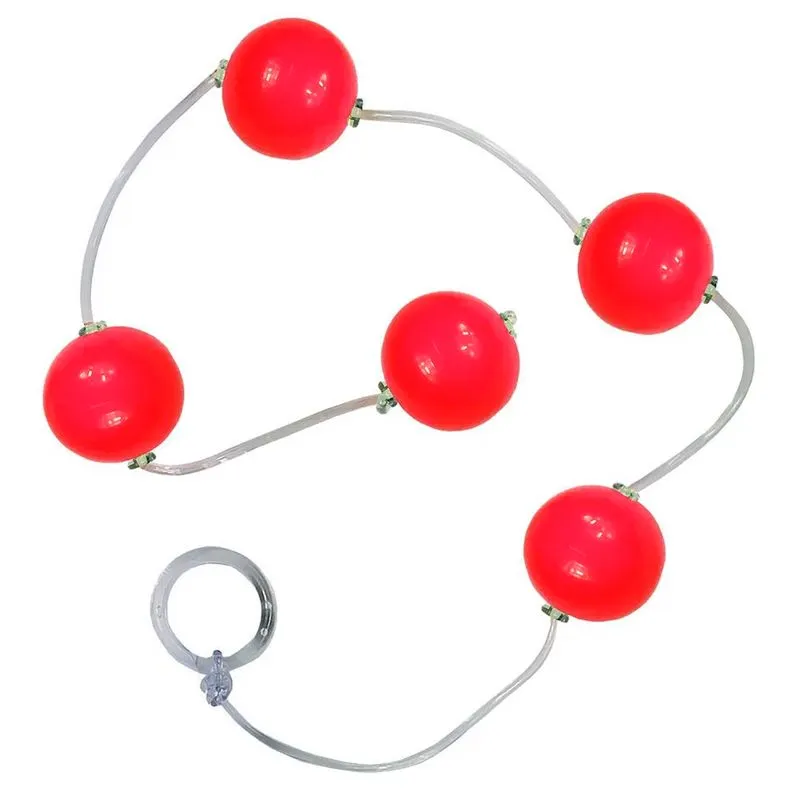 Bolinha Tailandesa em Acrílico com corda em Silicone Tamanho G Êxtase