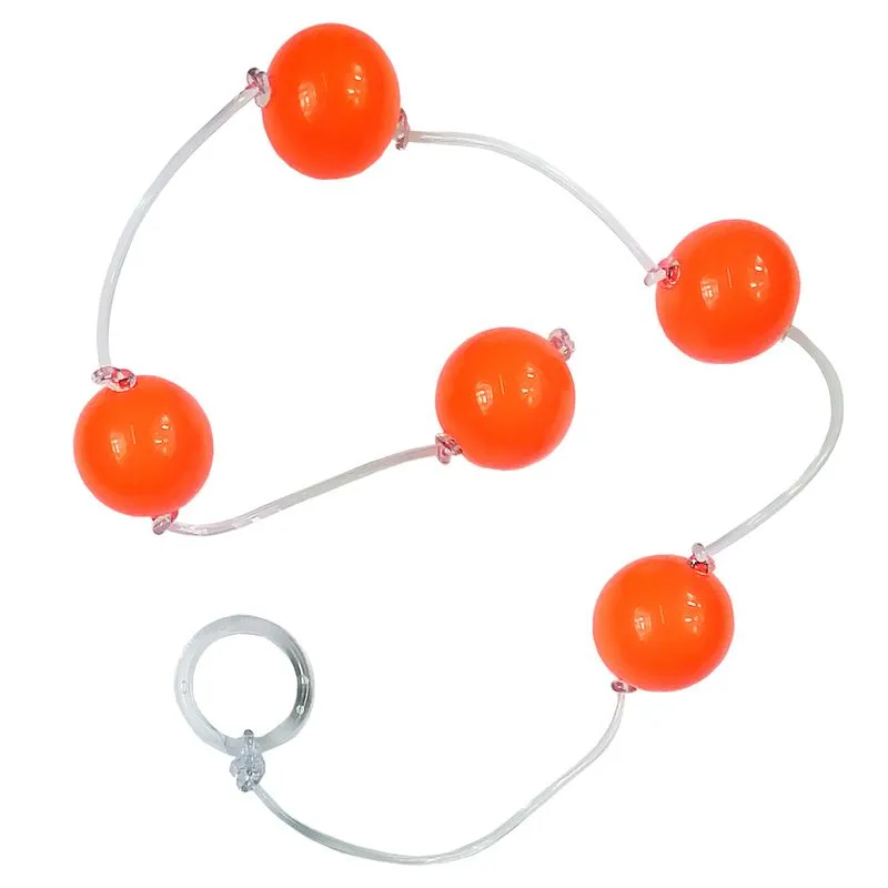Bolinha Tailandesa em Acrílico com corda em Silicone Tamanho G Êxtase