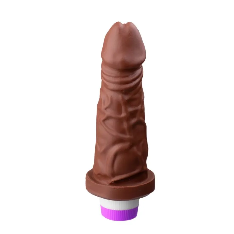 Prótese Realística com Vibro e Veias 15,4 x 4cm Êxtase