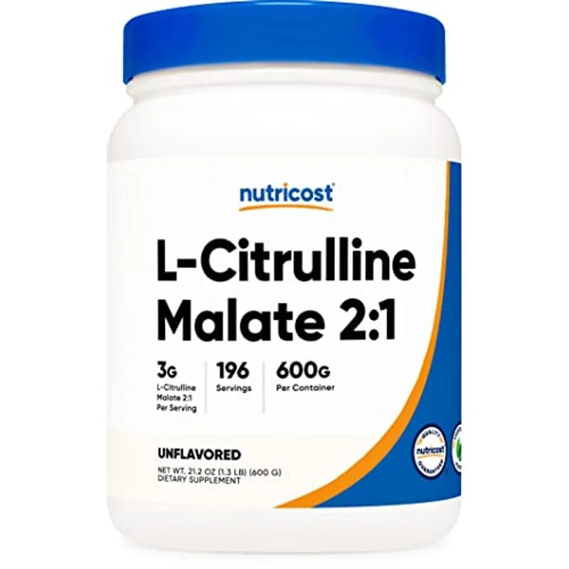 Nutricost L-citrulline Malate (2:1) Pó (600 Gramas)