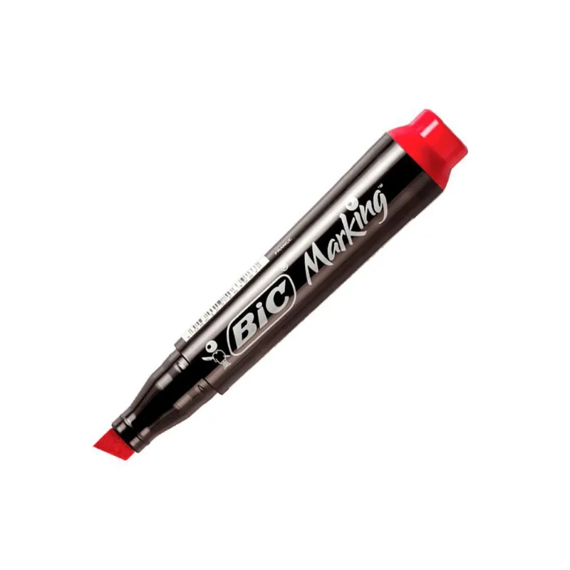 Marcador Permanente Recarregável Vermelho Bic Marking