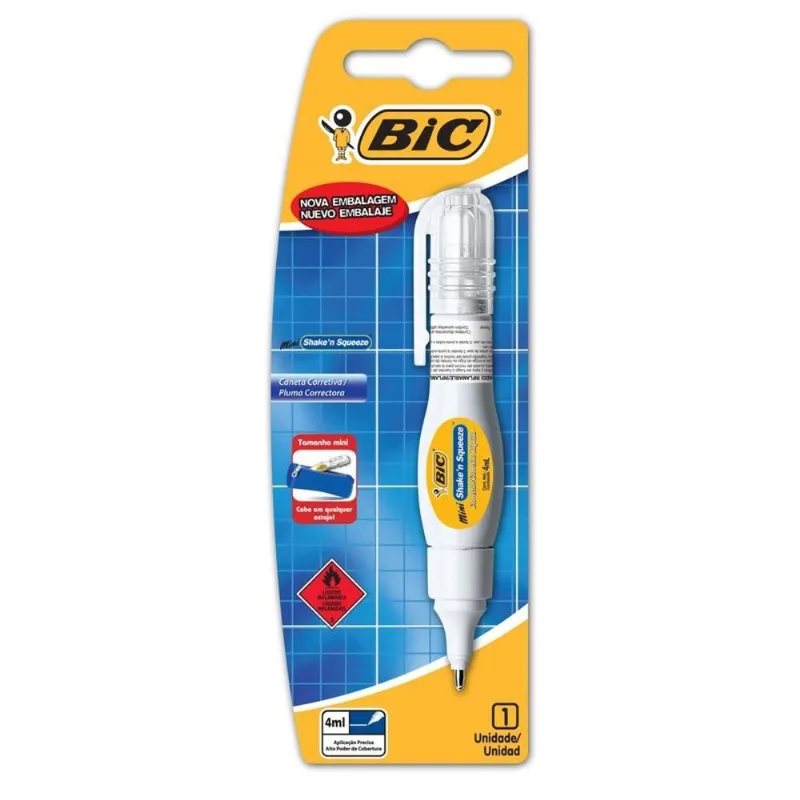Caneta Corretiva 4ml 1 unid - Bic