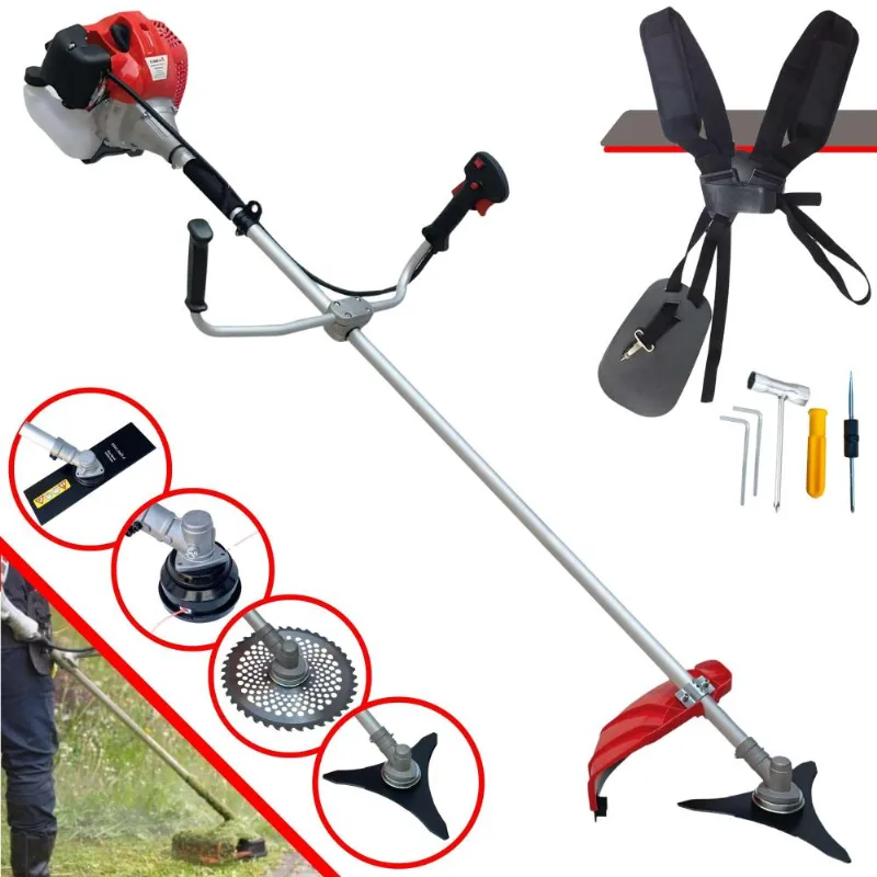 Roçadeira À Gasolina Anmax Cg430p Tb 43cc 2hp 9.000rpm Com 4 Opções De Corte, Carretel De Nylon, Faca 2 Pontas, Faca 3 Pontas E Faca 40 Dentes V? Roçadeira À Gasolina Anmax Cg430p Tb 43cc 2hp 9.000rpm Com 4 Opções De Corte, Carretel De Nylon, Faca 2 Pontas, Faca 3 Pontas E Faca 40 Dentes Vídea