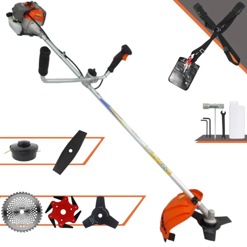 Roçadeira Multifuncional Vulcan Vr330-p À Gasolina Motor 2 Tempos 33cc 1,2hp 10.000rpm Ideal Para Todos Os Tipos De Trabalhos Com 5 Opções De Cortes
