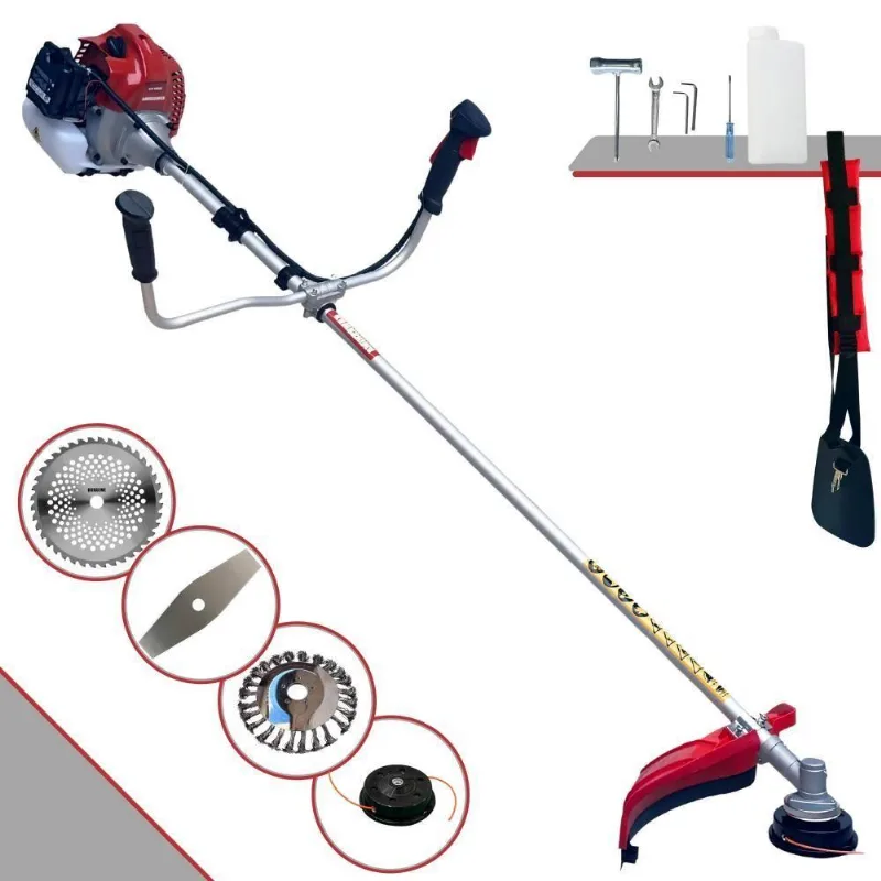 Roçadeira 53cc 2,5hp Bcj521l Kawashima Com 4 Opções De Corte