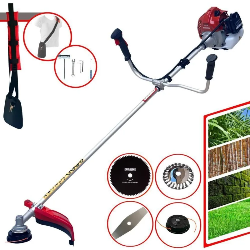 Roçadeira Bcj521l 52cc Com Carretel + Faca 2p 80d E Escova