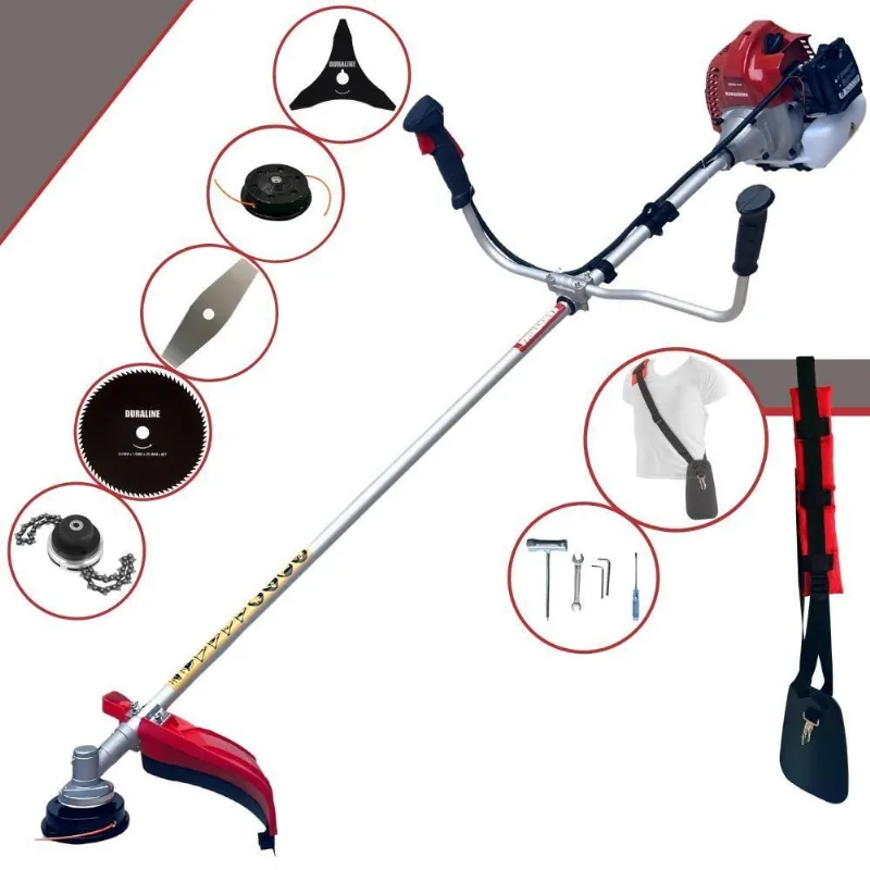Roçadeira Kawashima Bcj521l 2t 52cc + Faca 3p 80d E Trimmer
